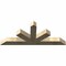 Ekena Millwork Saratoga Rough Sawn Timber Gable Bracket, Douglas Fir, 72"W x 30"H x 6"D x 6"F, 10/12 Pitch GBW072X30X0606SAR00RDF - alternate 5